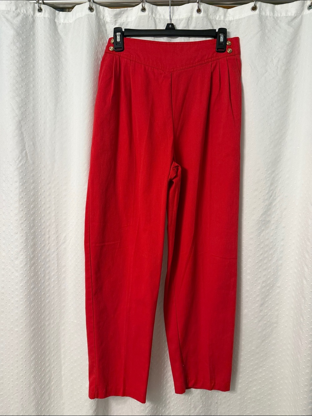 Cristin Steven’s Vintage Straight Leg Women’s Pants in Red Size 14